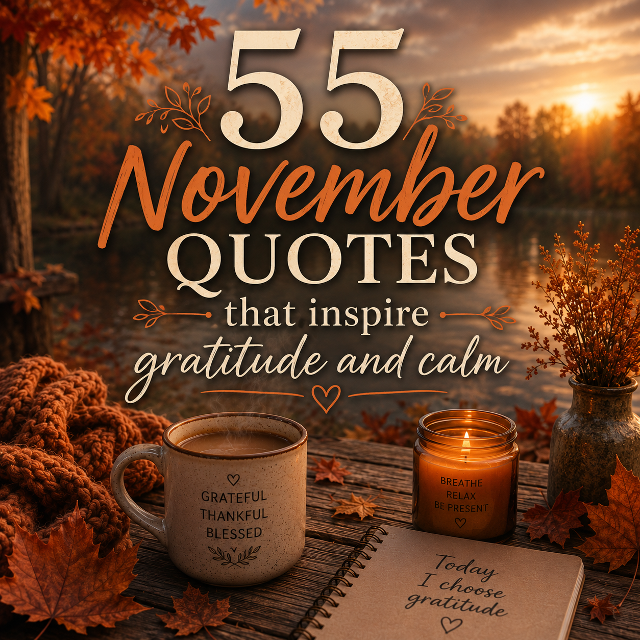 55 November Quotes That