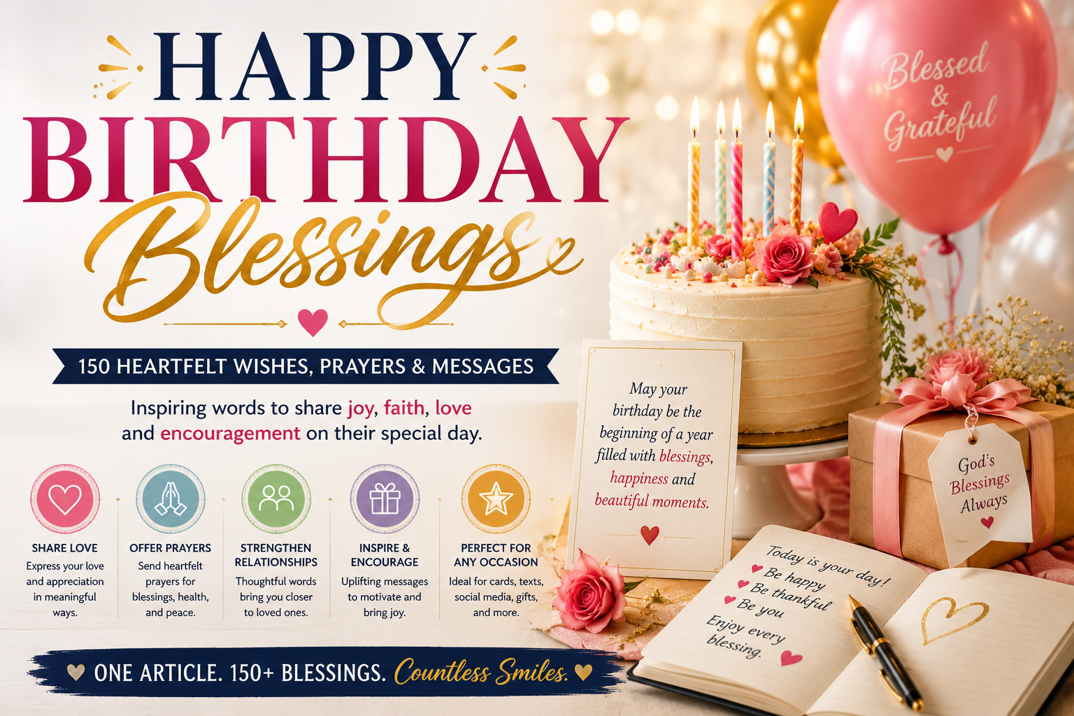 Heartfelt Happy Birthday Blessings for friends and family