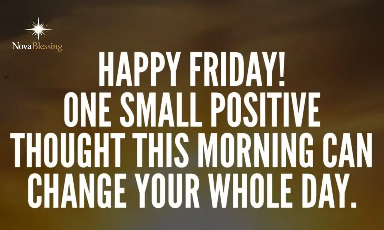Friday Quotes inspirational text background design for motivation